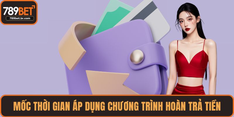 Mốc thời gian áp dụng chương trình hoàn trả tiền